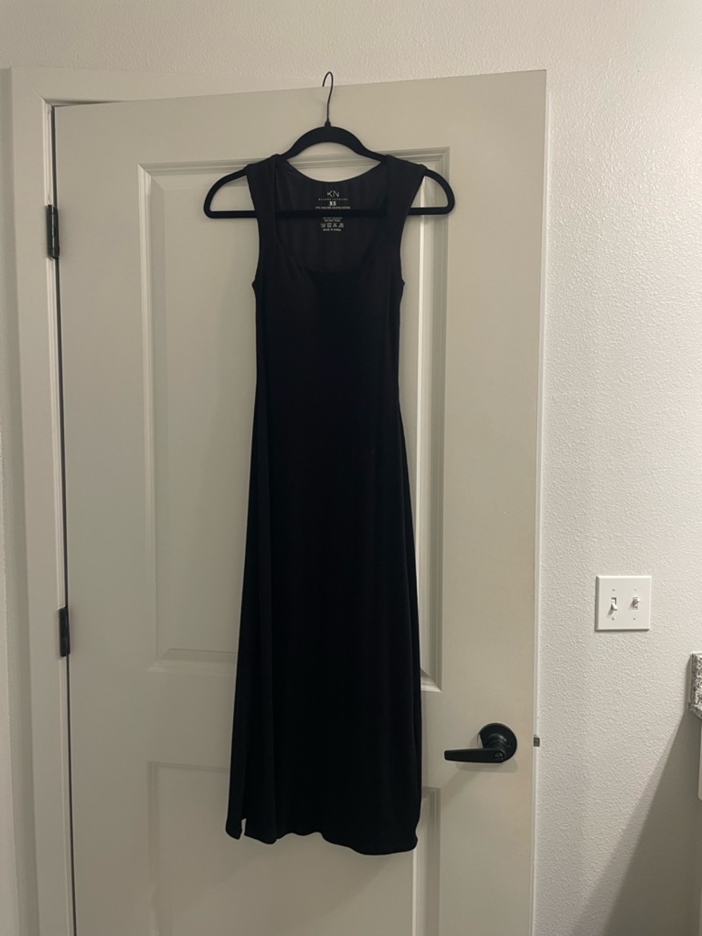 Klassy Network Black Sleeveless Maxi Dress